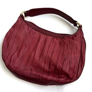 Donald J. Pliner Rich Red Hobo Bag